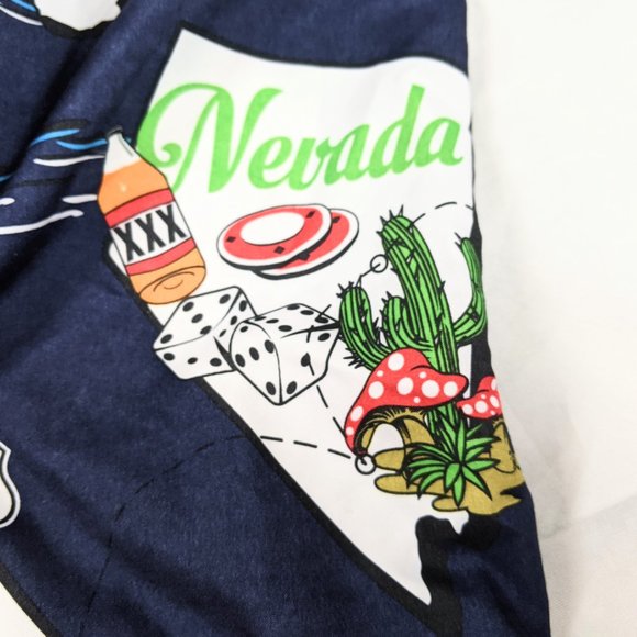 🔥Host Pick🔥 Ecko Unltd. Navy Blue State Print Board Shorts SZ 36 - Picture 4 of 13